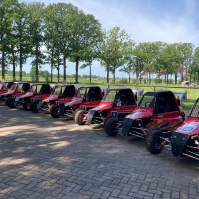 crosskarts rood beginfoto